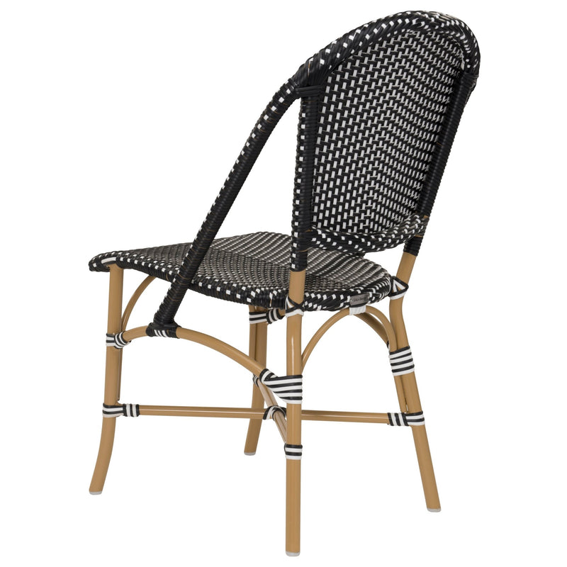 Sofie Outdoor Dining Side Chair - Sika Design - Outdoor Furniture - Navy / White Dots - HORNE