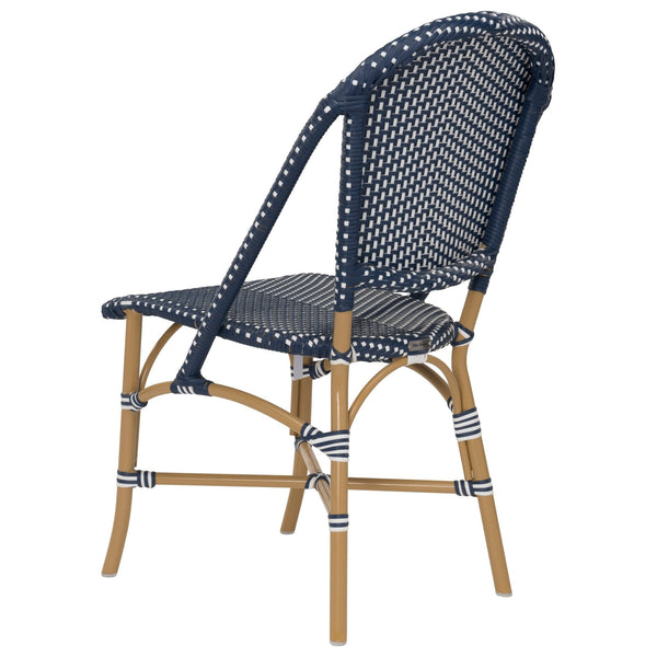 Sofie Outdoor Dining Side Chair - Sika Design - Outdoor Furniture - Navy / White Dots - HORNE