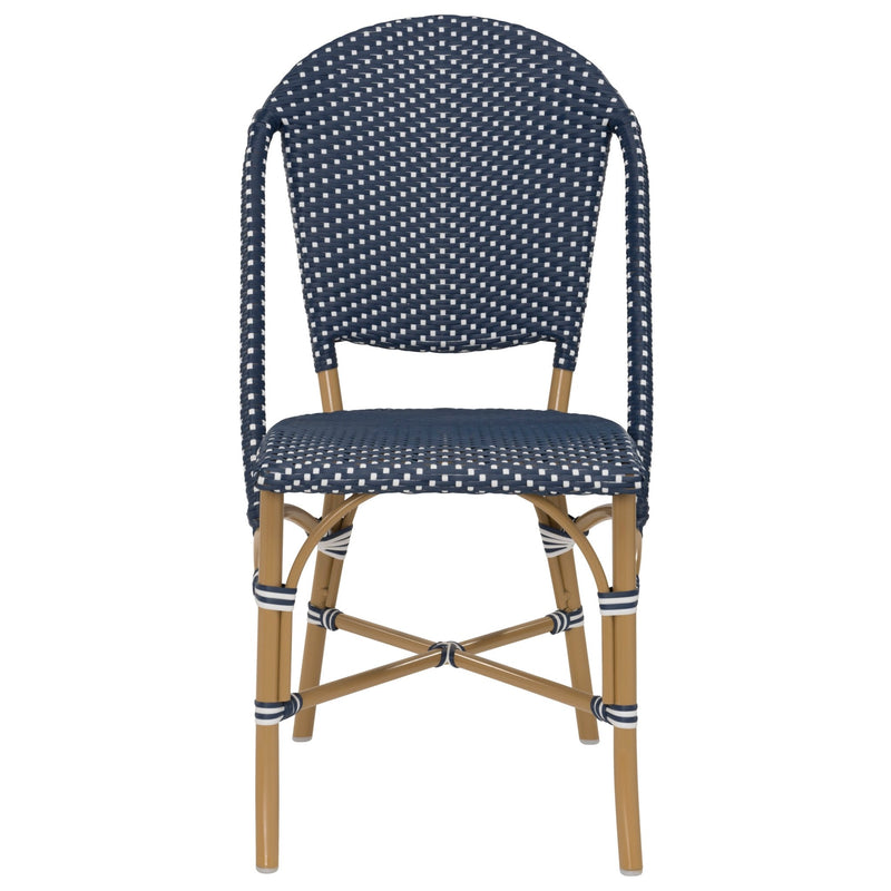 Sofie Outdoor Dining Side Chair - Sika Design - Outdoor Furniture - Navy / White Dots - HORNE