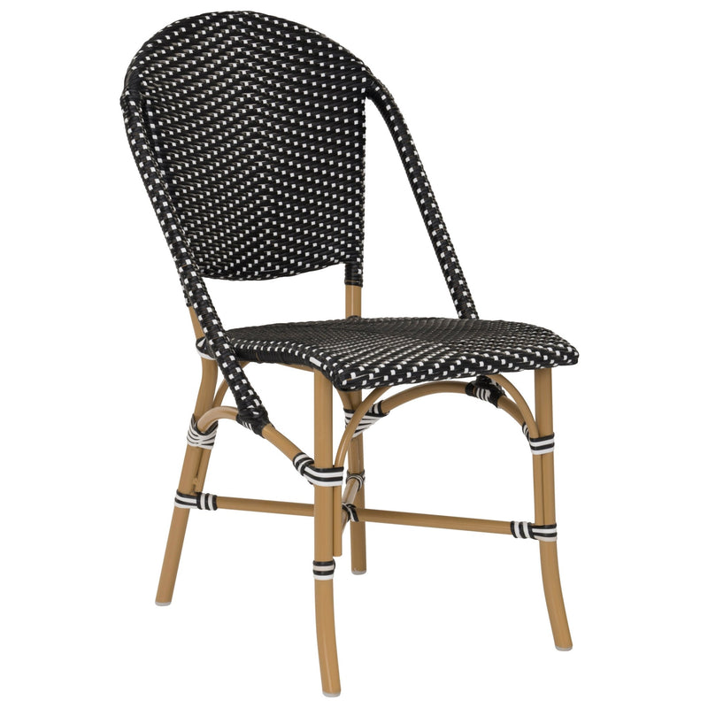 Sofie Outdoor Dining Side Chair - Sika Design - Outdoor Furniture - Navy / White Dots - HORNE