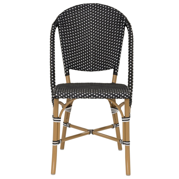Sofie Outdoor Dining Side Chair - Sika Design - Outdoor Furniture - Black / White Dots - HORNE