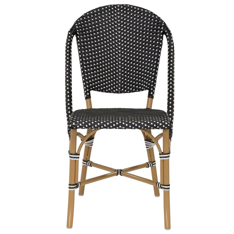 Sofie Outdoor Dining Side Chair - Sika Design - Outdoor Furniture - Navy / White Dots - HORNE