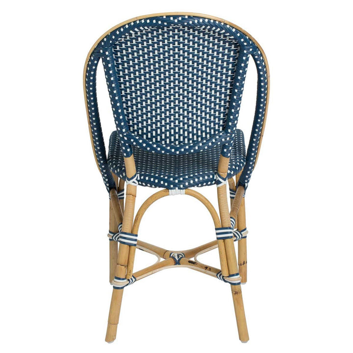 Sofie Side Chair - Sika Design - Chairs - White / Navy Blue / Salvie Green Star Weave - HORNE
