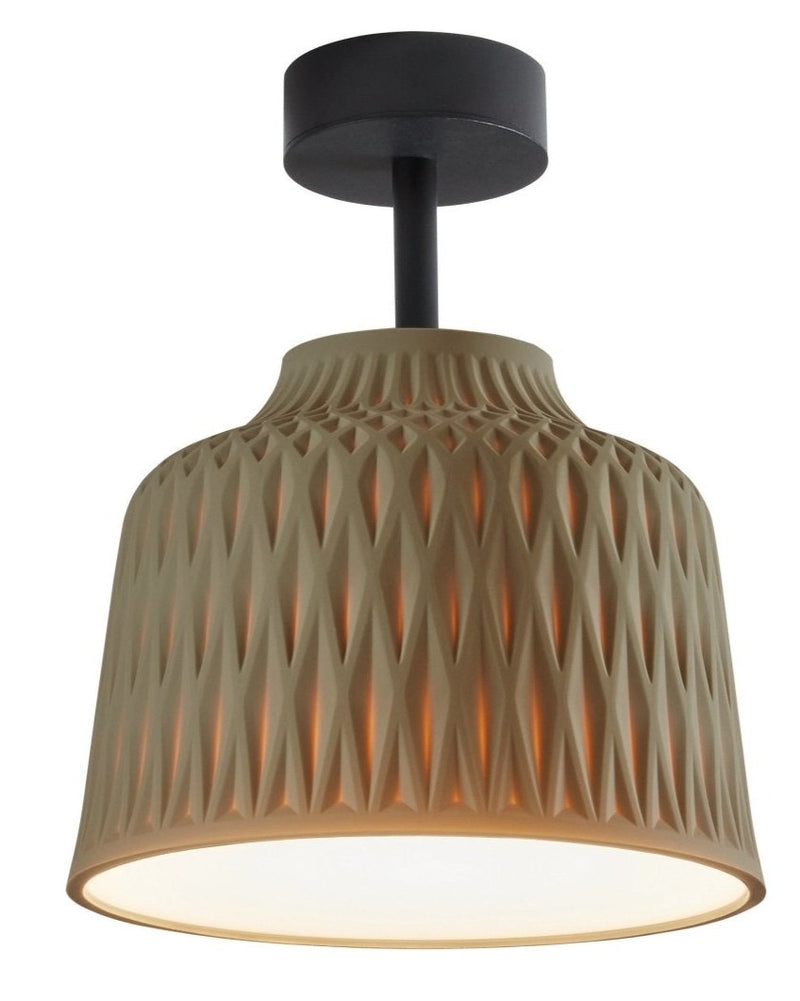 Soft PF/30 Outdoor Ceiling Lamp - Bover - Outdoor Lights - Olive Grey - HORNE