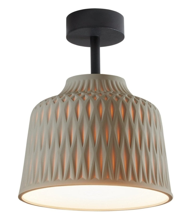 Soft PF/30 Outdoor Ceiling Lamp - Bover - Outdoor Lights - Olive Grey - HORNE