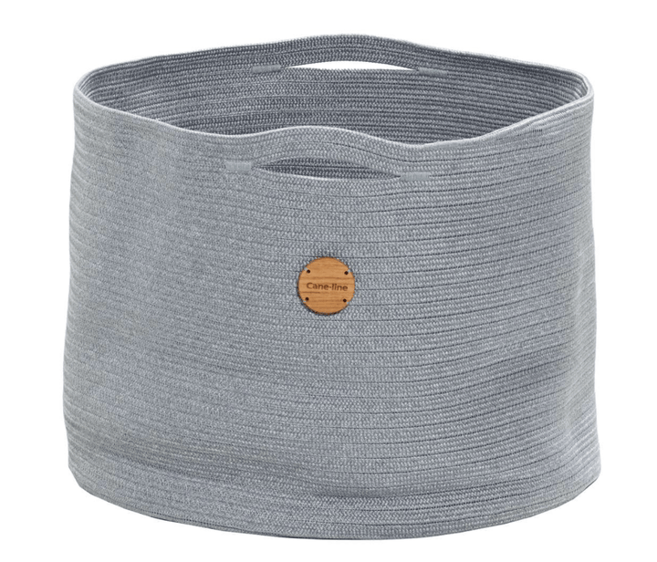 Soft Rope Outdoor Basket - Cane Line - Outdoor Furniture - Large - Light Grey - HORNE