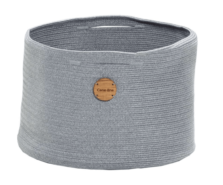 Soft Rope Outdoor Basket - Cane Line - Outdoor Furniture - Medium - Light Grey - HORNE
