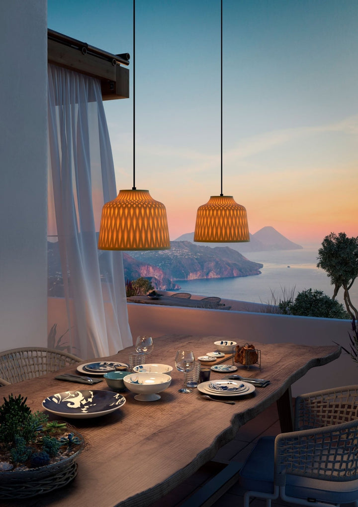 Soft S/30 Outdoor Pendant - Bover - Outdoor Lights - Olive Grey - HORNE