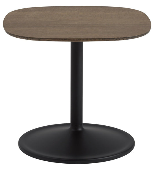 Soft Side Table - Square - Muuto - Bedside Tables - Size 1 - Solid Smoked Oak/Black - HORNE