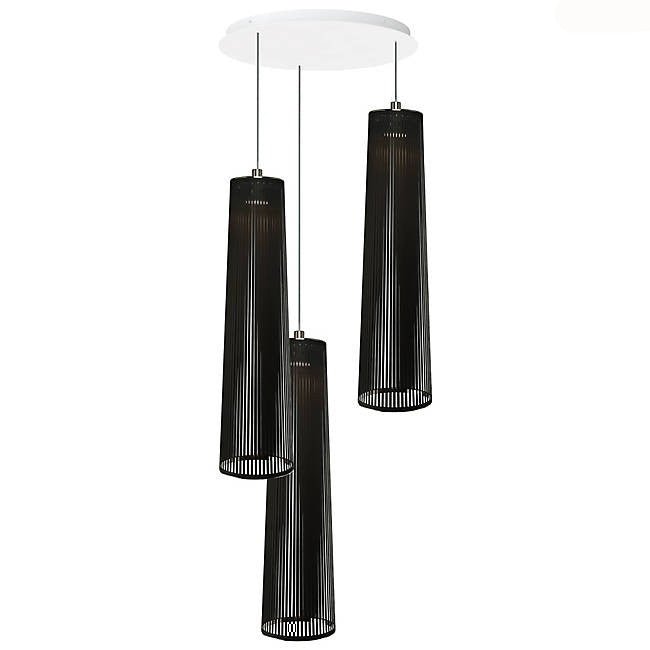 Solis 3 Chandelier - Pablo Designs - Chandeliers - Silver - 24