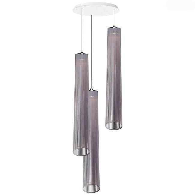Solis 3 Chandelier - Pablo Designs - Chandeliers - Silver - 24