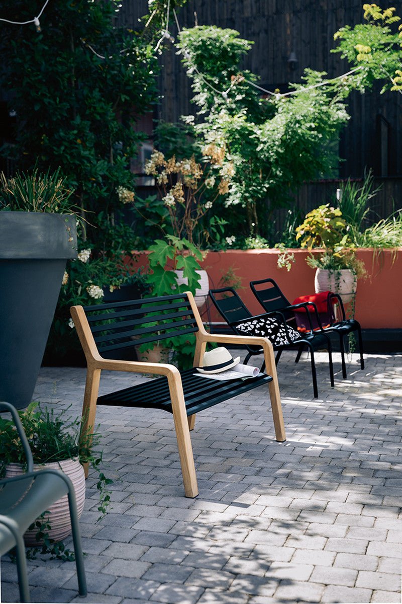 Somerset Bench - Fermob - Outdoor Furniture - Honey Textured - HORNE