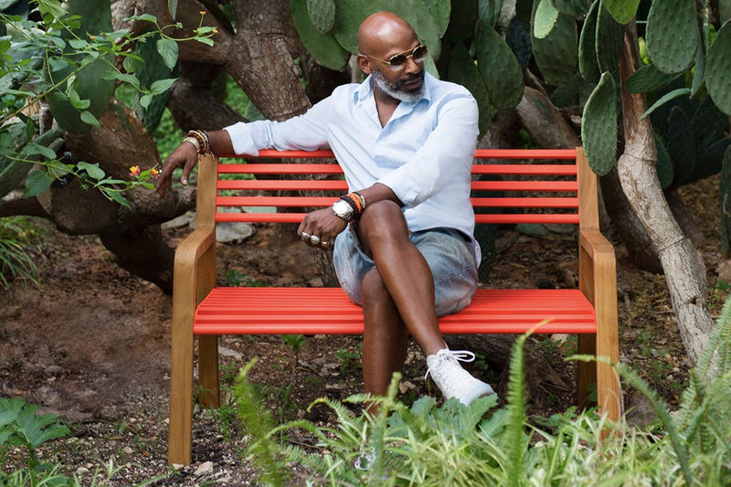 Somerset Bench - Fermob - Outdoor Furniture - Honey Textured - HORNE