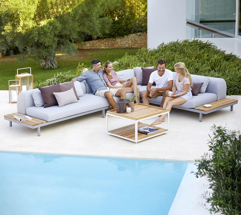 Space 2 - Seater Sofa - Cane Line - Outdoor Furniture - Short & Long Cushions - HORNE