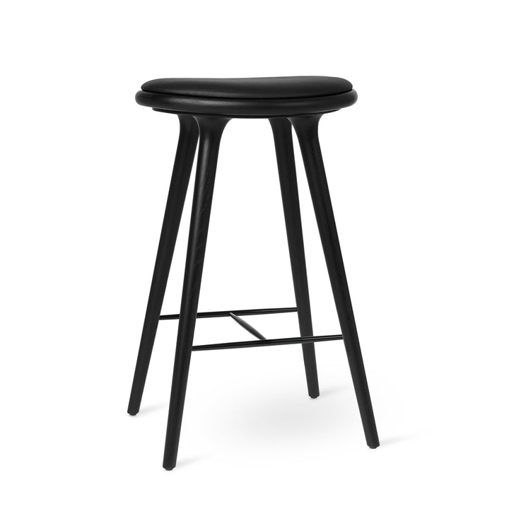 Space Stools - Black Stain Oak - Mater - Stools + Benches + Ottomans - Bar Stool: 29