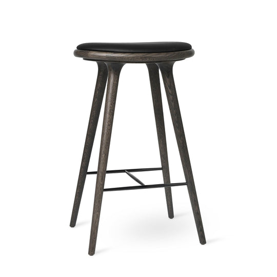 Space Stools - Sirka Grey Stain Oak - Mater - Stools + Benches + Ottomans - Bar Stool: 29"H - HORNE