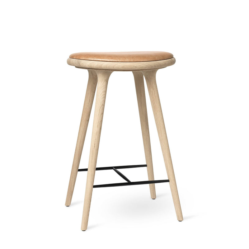 Space Stools - Soaped Oak - Mater - Stools + Benches + Ottomans - Bar Stool: 29