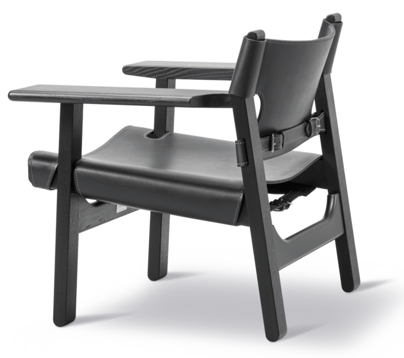 Spanish Chair - Fredericia - Chairs - Natural Saddle Leather/Soaped Oak - HORNE