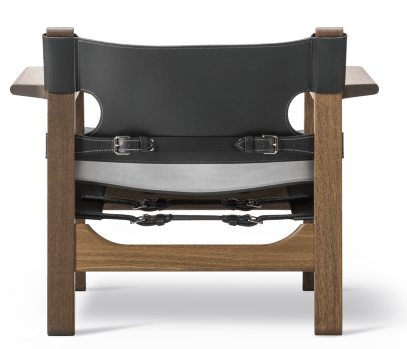 Spanish Chair - Fredericia - Chairs - Natural Saddle Leather/Soaped Oak - HORNE