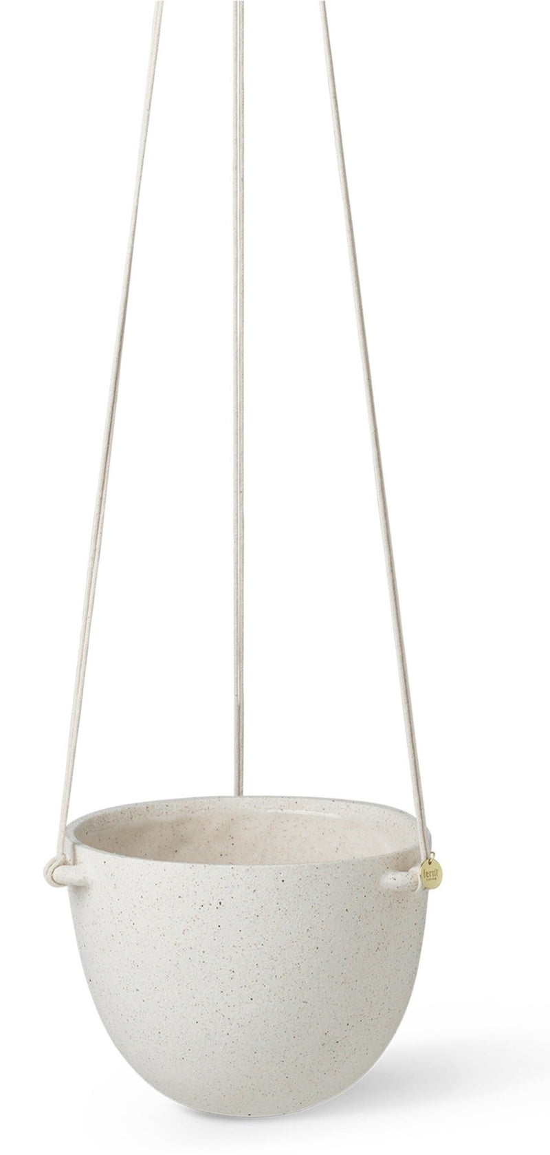 Speckle Hanging Pot - Ferm Living - Pots & Planters - Off - White - HORNE