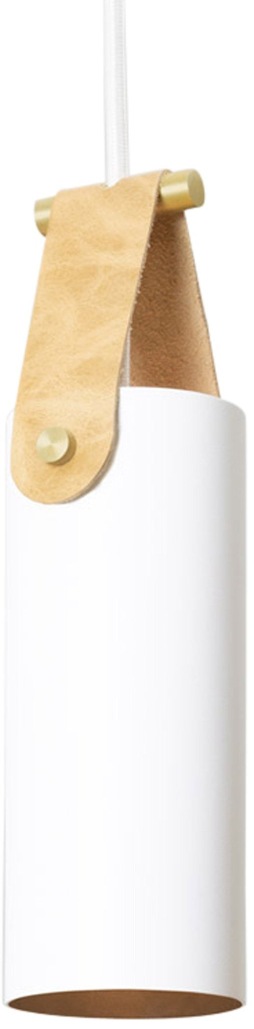 Spero Pendant - Cerno - Pendants - Black with Black Leather - No Bulb Included - E26 Medium Base Socket - HORNE