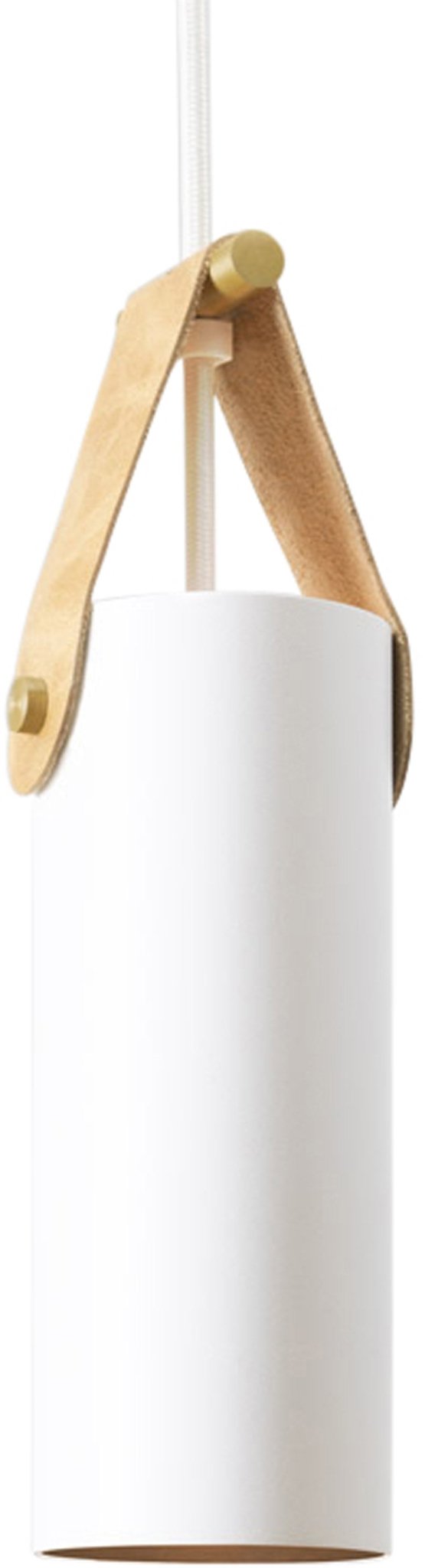 Spero Pendant - Cerno - Pendants - Black with Black Leather - No Bulb Included - E26 Medium Base Socket - HORNE