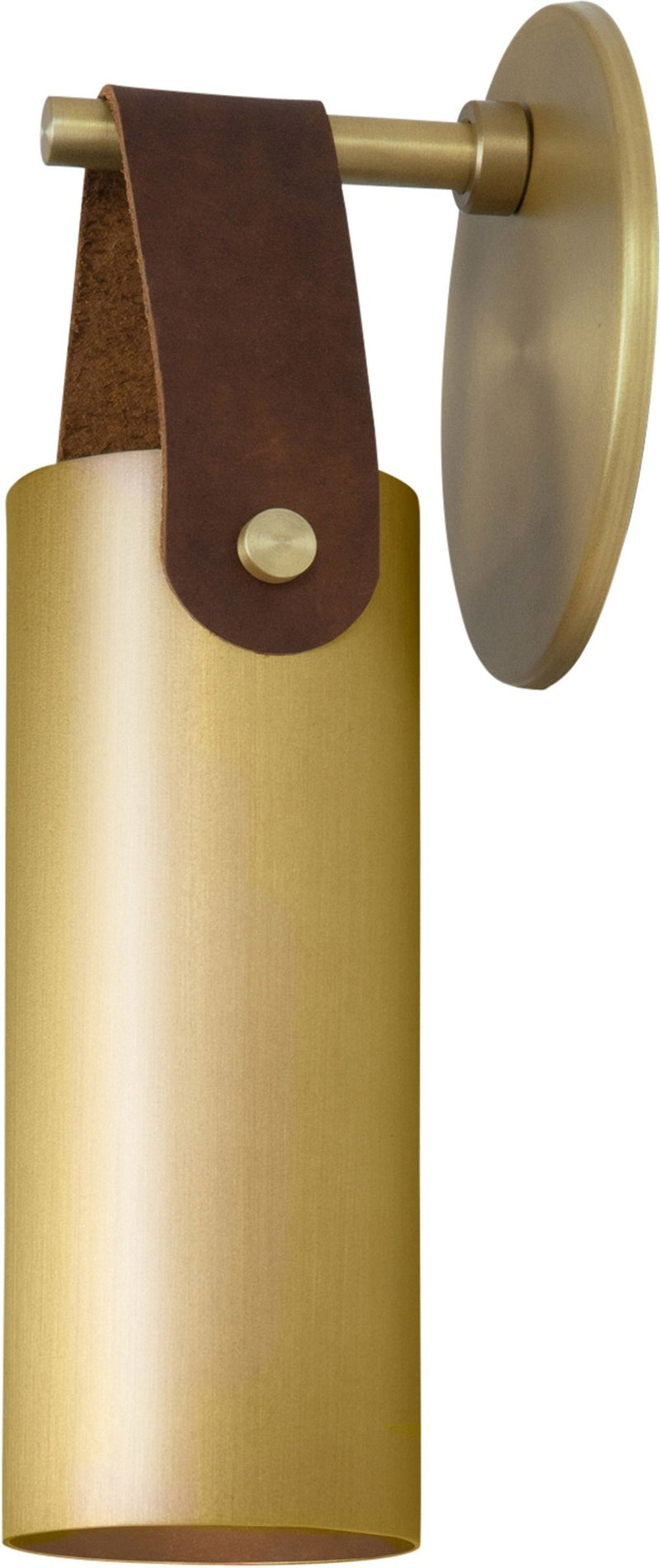 Spero Wall Sconce - Cerno - Pendants - Black with Black Leather - No Bulb Included - E26 Medium Base Socket - HORNE