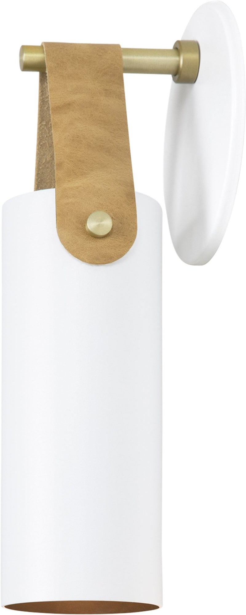 Spero Wall Sconce - Cerno - Pendants - Black with Black Leather - No Bulb Included - E26 Medium Base Socket - HORNE