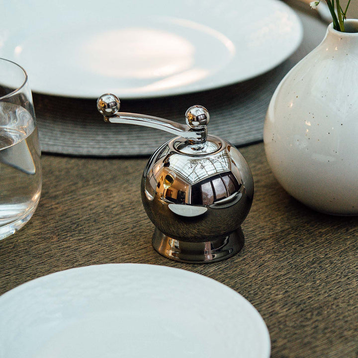 Spheres Pepper Mill Small - Nick Munro - Kitchen Tools - Gold PVD - HORNE