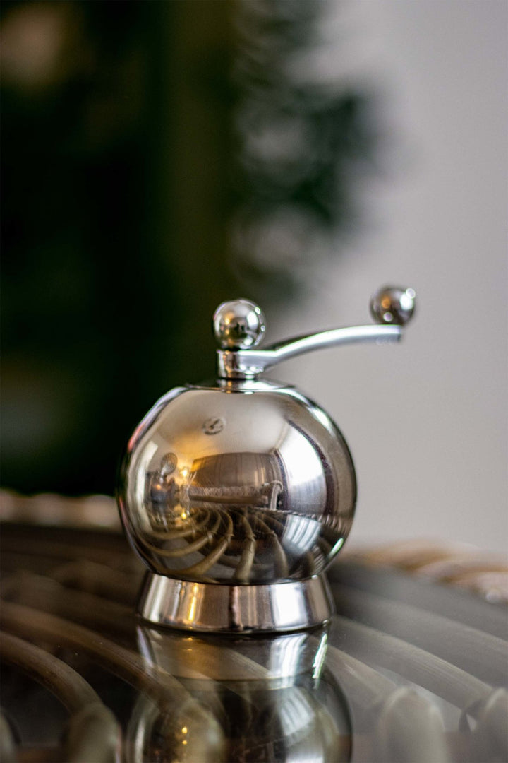 Spheres Salt Mill Small - Nick Munro - Kitchen Tools - Gold PVD - HORNE
