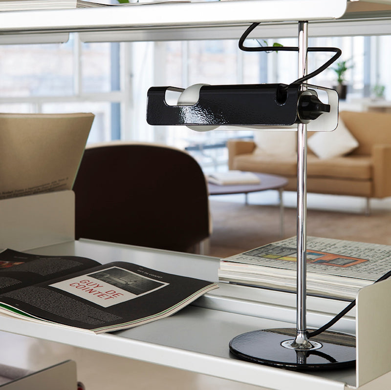 Spider Table Lamp - Oluce - Table + Task - Black - HORNE