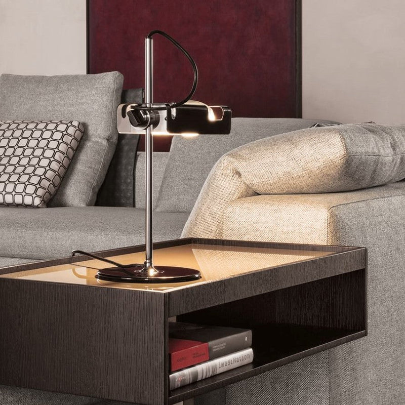 Spider Table Lamp - Oluce - Table + Task - Black - HORNE