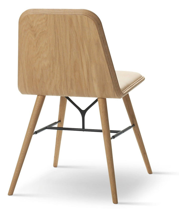 Spine Wood Base Chair - Lacquered Oak - Fredericia - Chairs - HORNE
