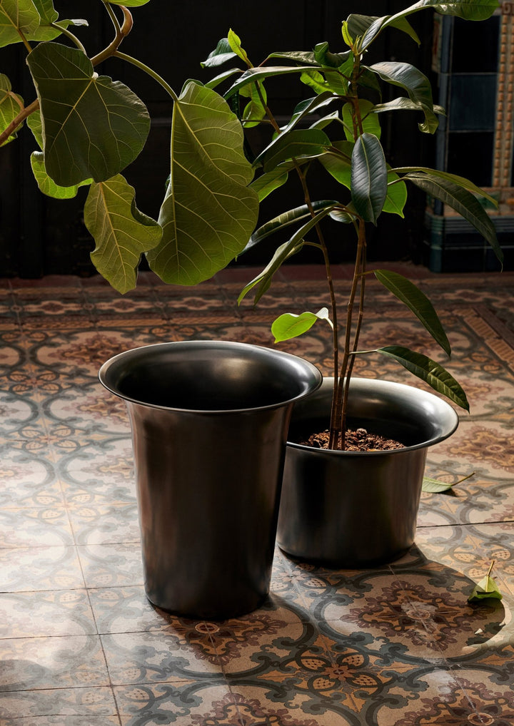 Spun Alu Basket - Ferm Living - Office Accessories - High - HORNE