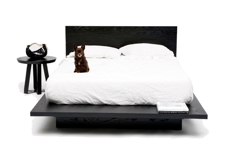 SQB Bed - Artless - Beds - QUEEN - Black Oak - HORNE
