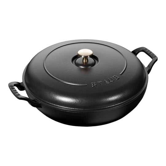 Staub Braiser - 3.5 Qt - Staub - Cookware - Black Matte - HORNE