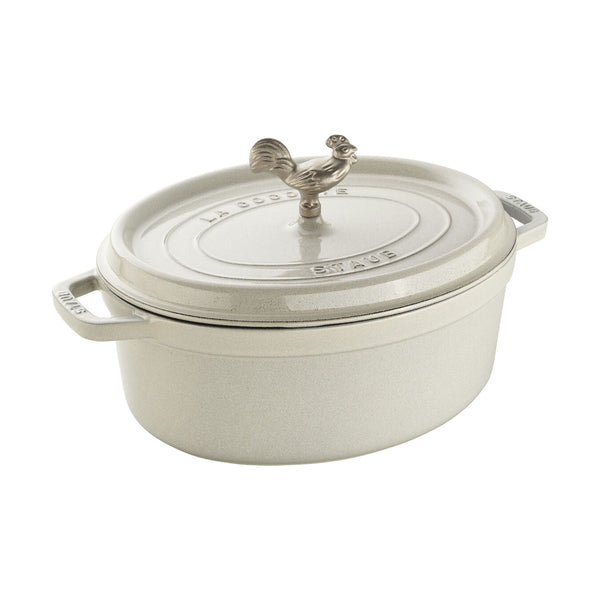 Staub Coq au Vin Cocotte - 5.75 Qt - Staub - Cookware - White Truffle - HORNE