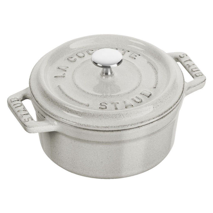 Staub Mini Round Cocotte - .25 Qt - Staub - Cookware - White Truffle - HORNE