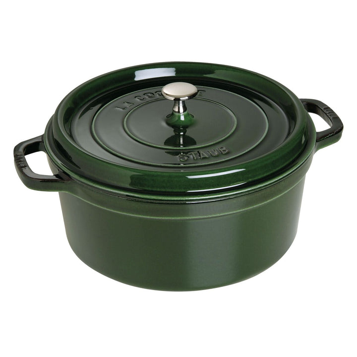 Staub Round Cocotte - 7 Qt - Staub - Cookware - Basil - HORNE