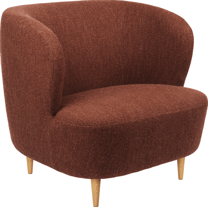 Stay Lounge Chair - Large, Wooden Legs - Gubi - Chairs - American Walnut - Gabriel Tempt - 60152 - HORNE