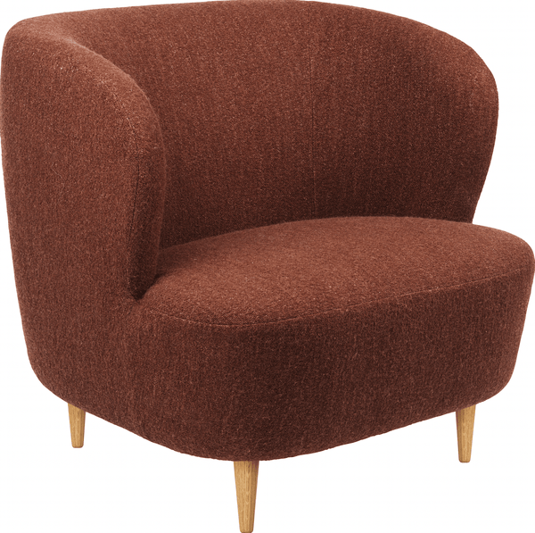 Stay Lounge Chair - Large, Wooden Legs - Gubi - Chairs - American Walnut - Gabriel Tempt - 60152 - HORNE