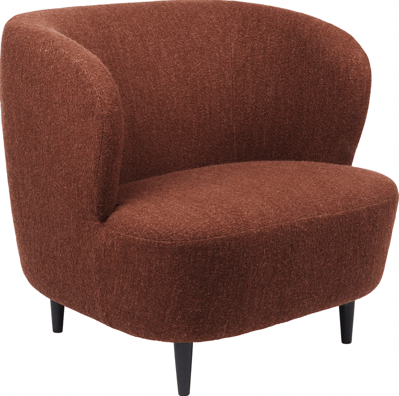 Stay Lounge Chair - Large, Wooden Legs - Gubi - Chairs - American Walnut - Gabriel Tempt - 60152 - HORNE