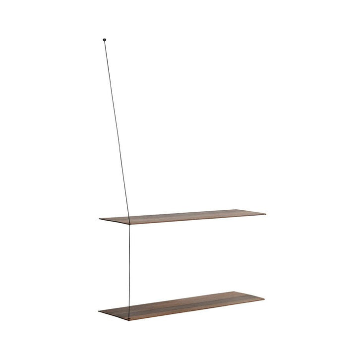Stedge Shelf - Woud - Shelving - 31 Inches - Smoked Oak - HORNE
