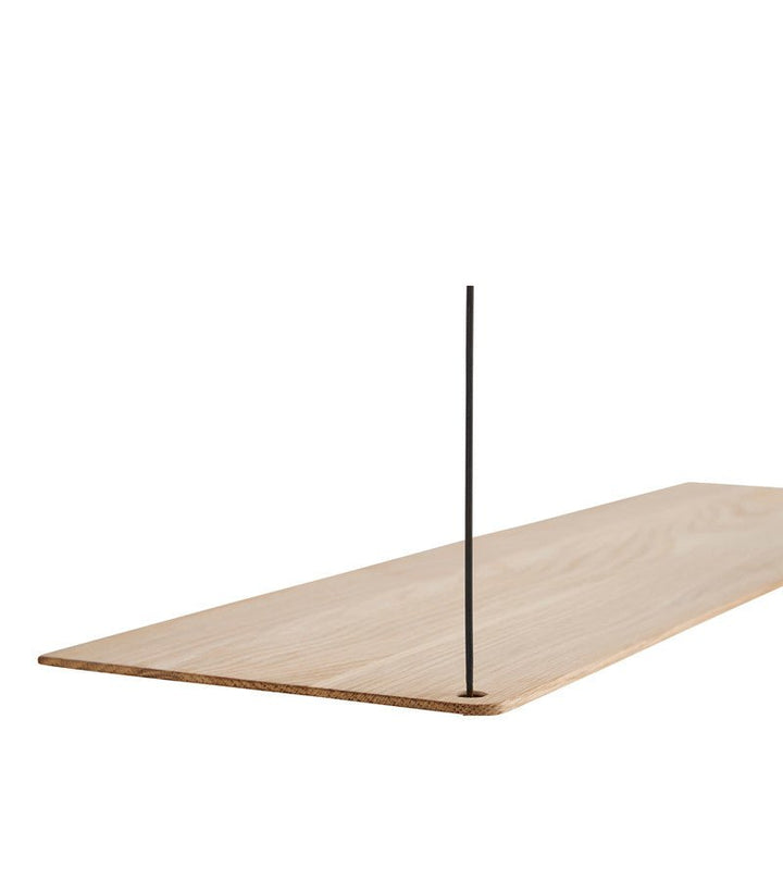 Stedge Shelf - Woud - Shelving - 23 Inches - White Oak - HORNE