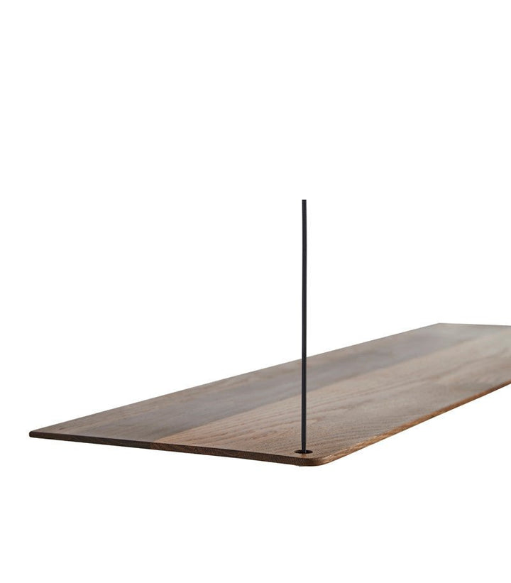 Stedge Shelf - Woud - Shelving - 31 Inches - Smoked Oak - HORNE
