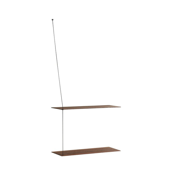 Stedge Shelf - Woud - Shelving - 23 Inches - Smoked Oak - HORNE
