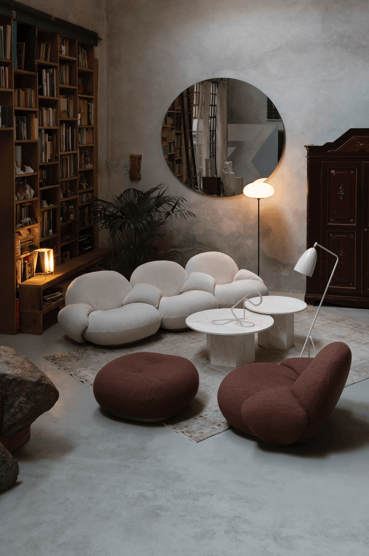 Stemlite Floor Lamp - Gubi - Floor Lamps - Pebble Grey - HORNE