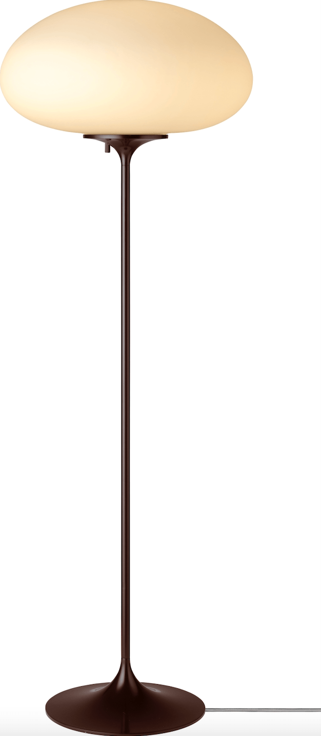 Stemlite Floor Lamp - Gubi - Floor Lamps - Black Red - HORNE