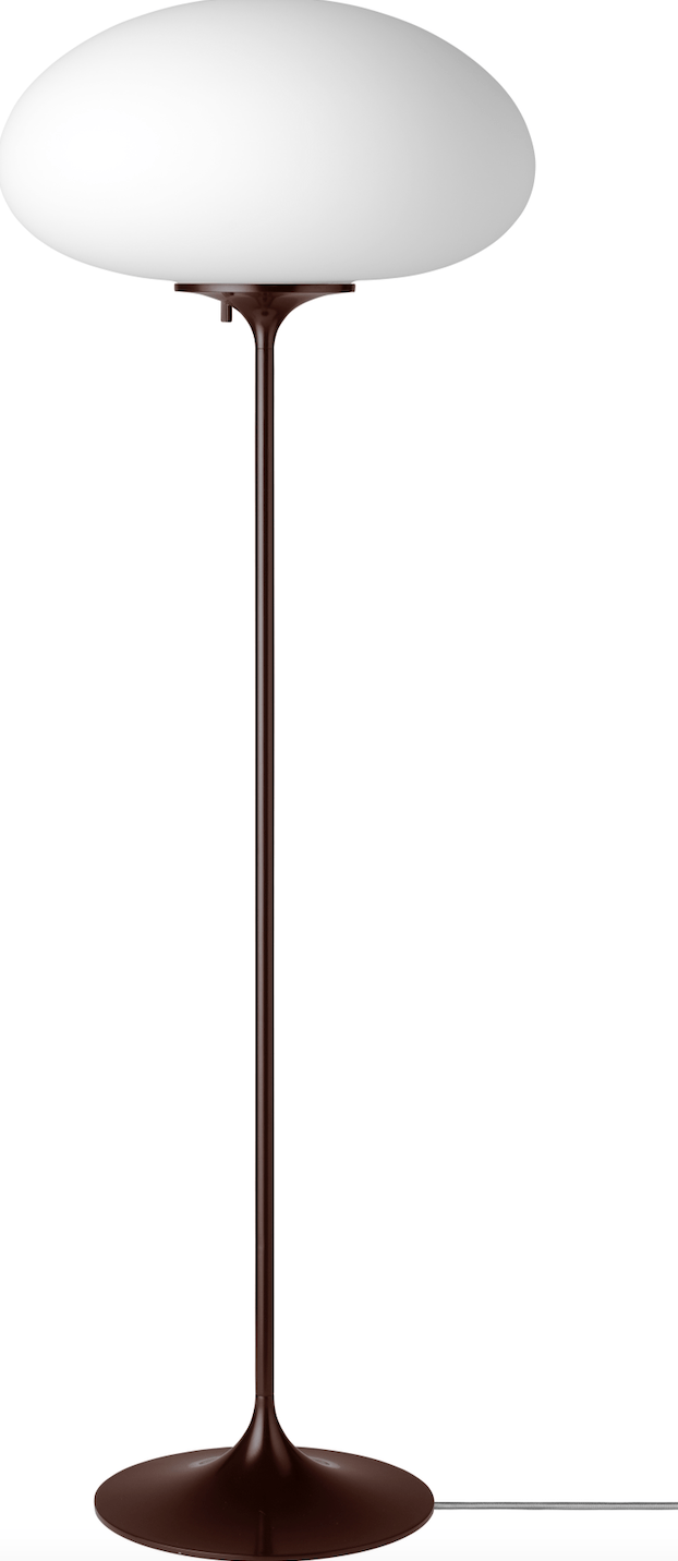 Stemlite Floor Lamp - Gubi - Floor Lamps - Black Red - HORNE