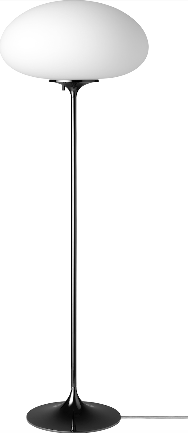 Stemlite Floor Lamp - Gubi - Floor Lamps - Black Chrome - HORNE